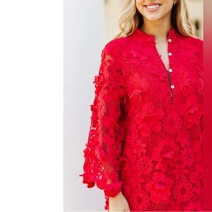 JMarie Red Midi Seraphina Dress